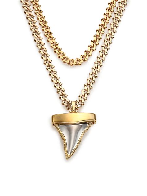 givenchy shark tooth necklace.